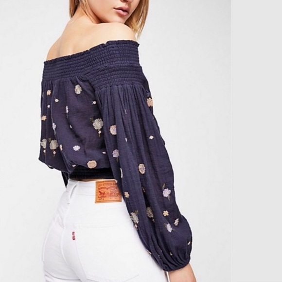 Free people off the shoulder top - Picture 3 of 5